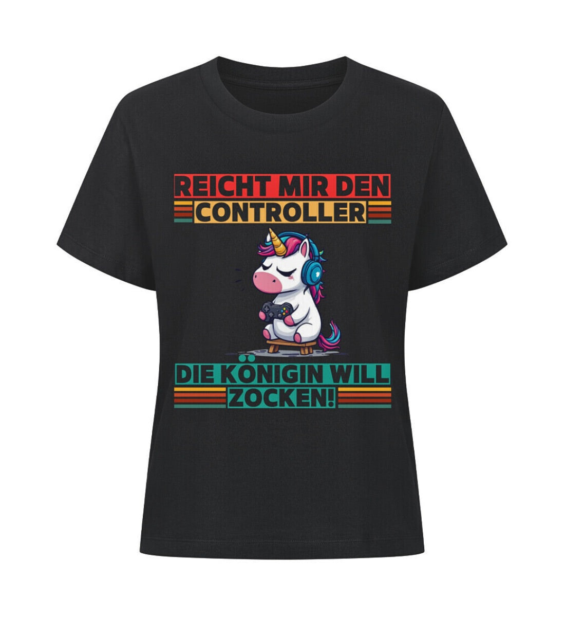 UnicornQueenBlackFront