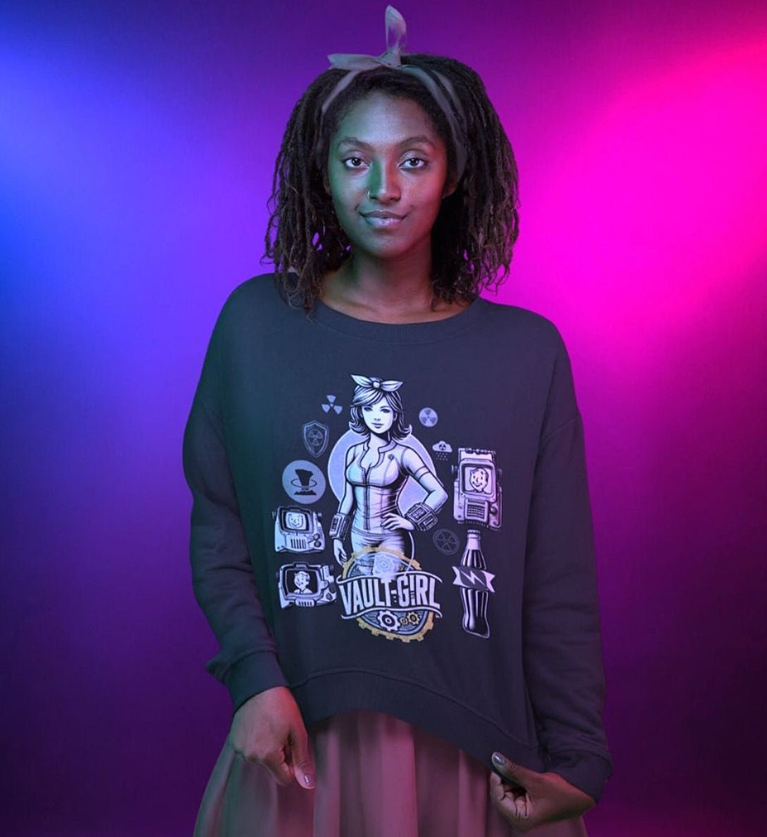 Crewneck Sweatshirt – Vault Girl Edition - GAMECHARM