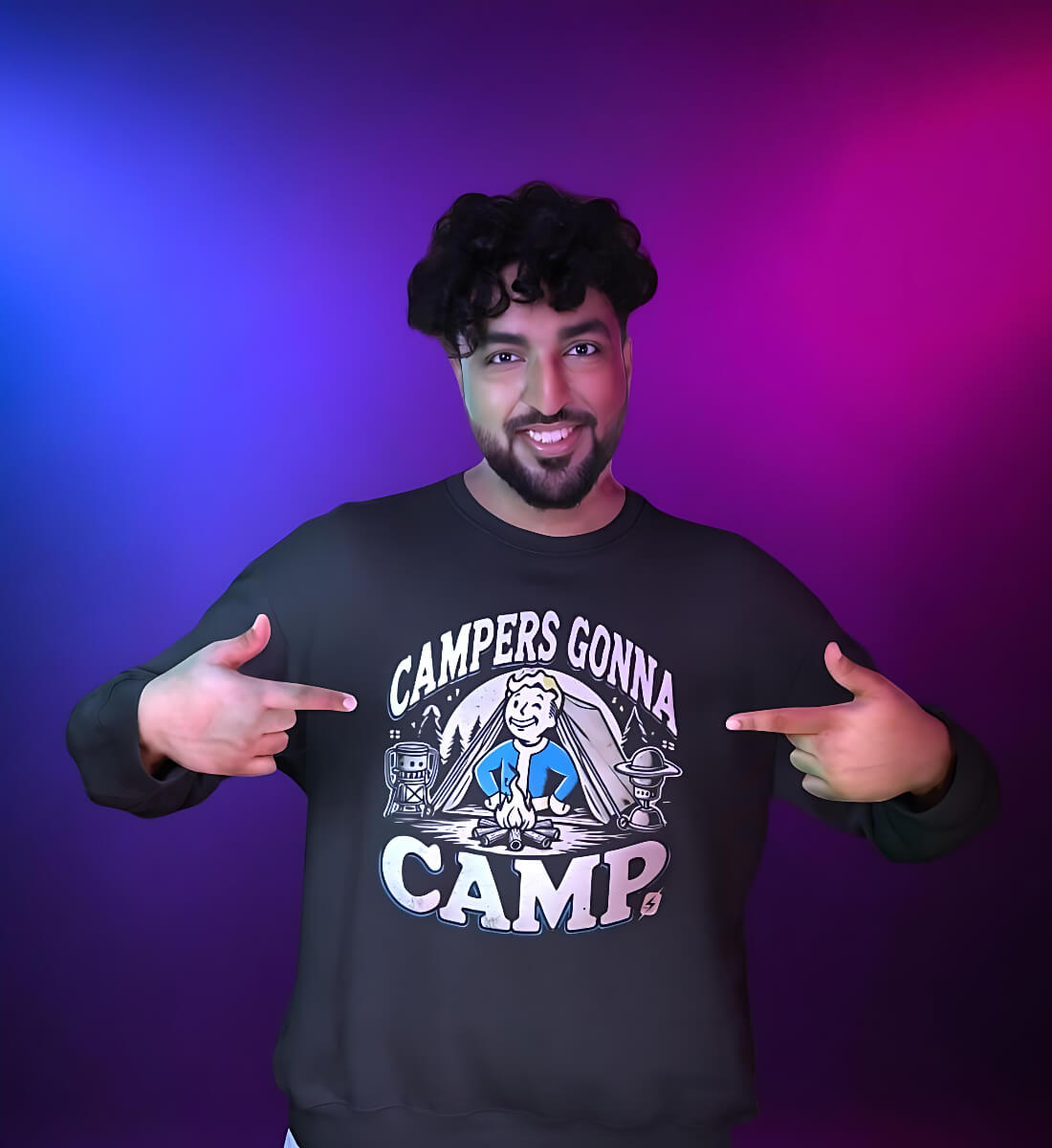 Sweatshirt – Camper Edition für Männer - GAMECHARM