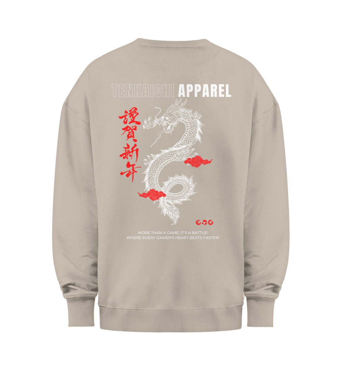 Tenkaichi - Oversize Sweater in beige - GAMECHARM