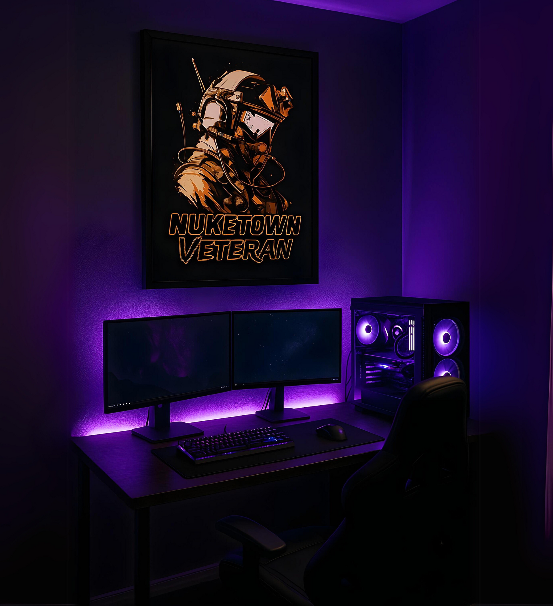 A Wallart in a gaming room