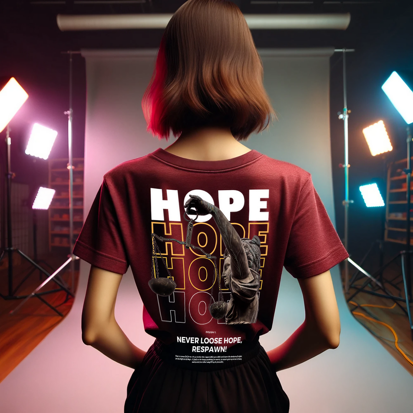 Hope - Chemise surdimensionnée lourde unisexe