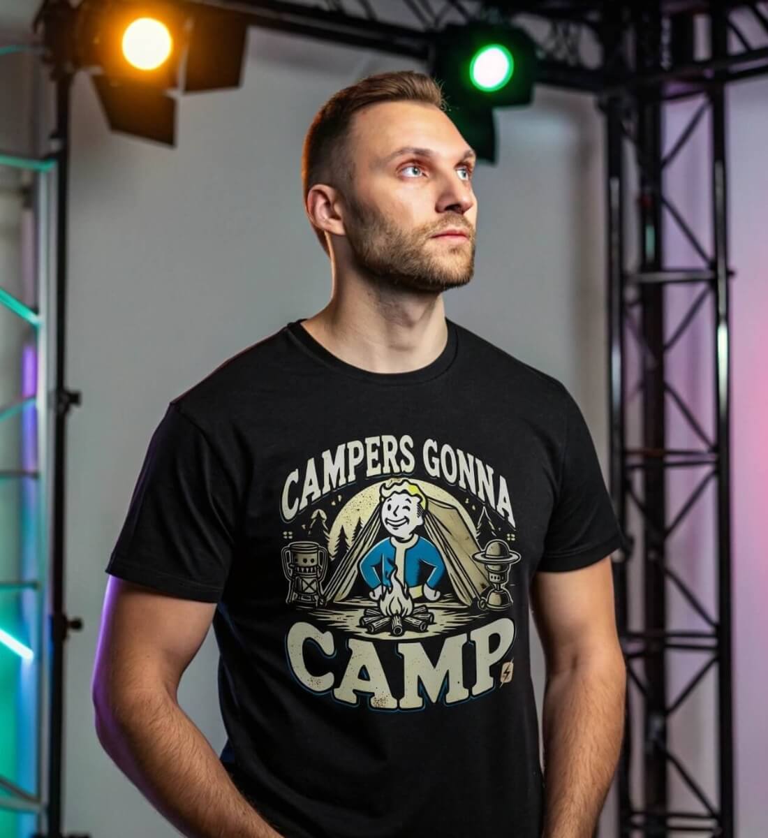 Campers Gonna Camp T-Shirt – für Männer - GAMECHARM