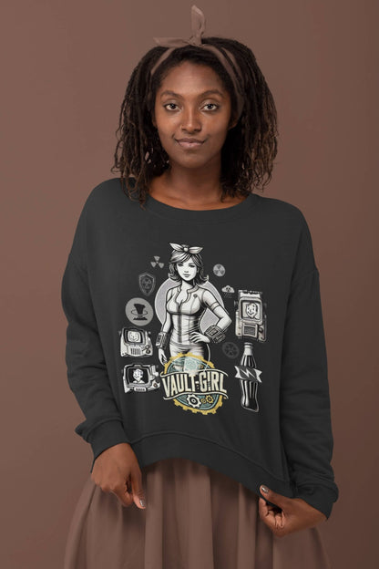 Crewneck Sweatshirt – Vault Girl Edition - GAMECHARM