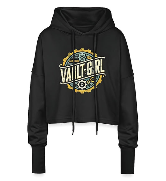 Cropped Frauen Hoodie – Vault Girl Edition - GAMECHARM