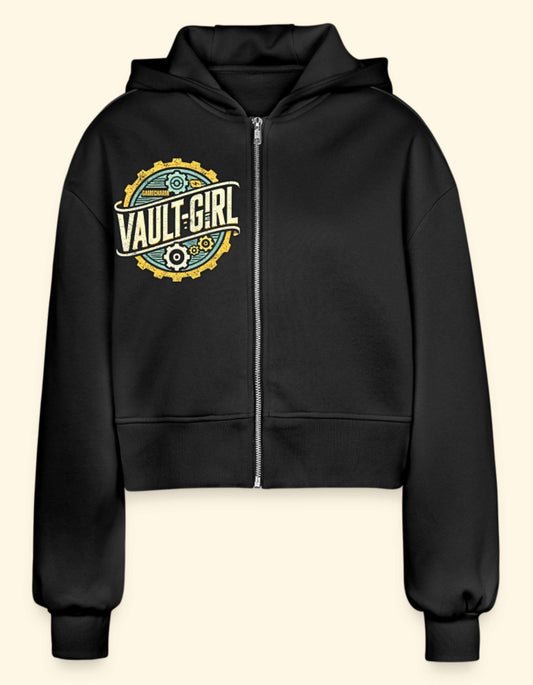 Cropped Kapuzenjacke – Vault Girl Edition - GAMECHARM