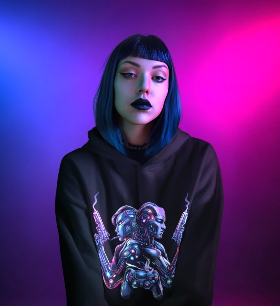 Cyborg Unity Oversized Hoodie | Unisex - GAMECHARM