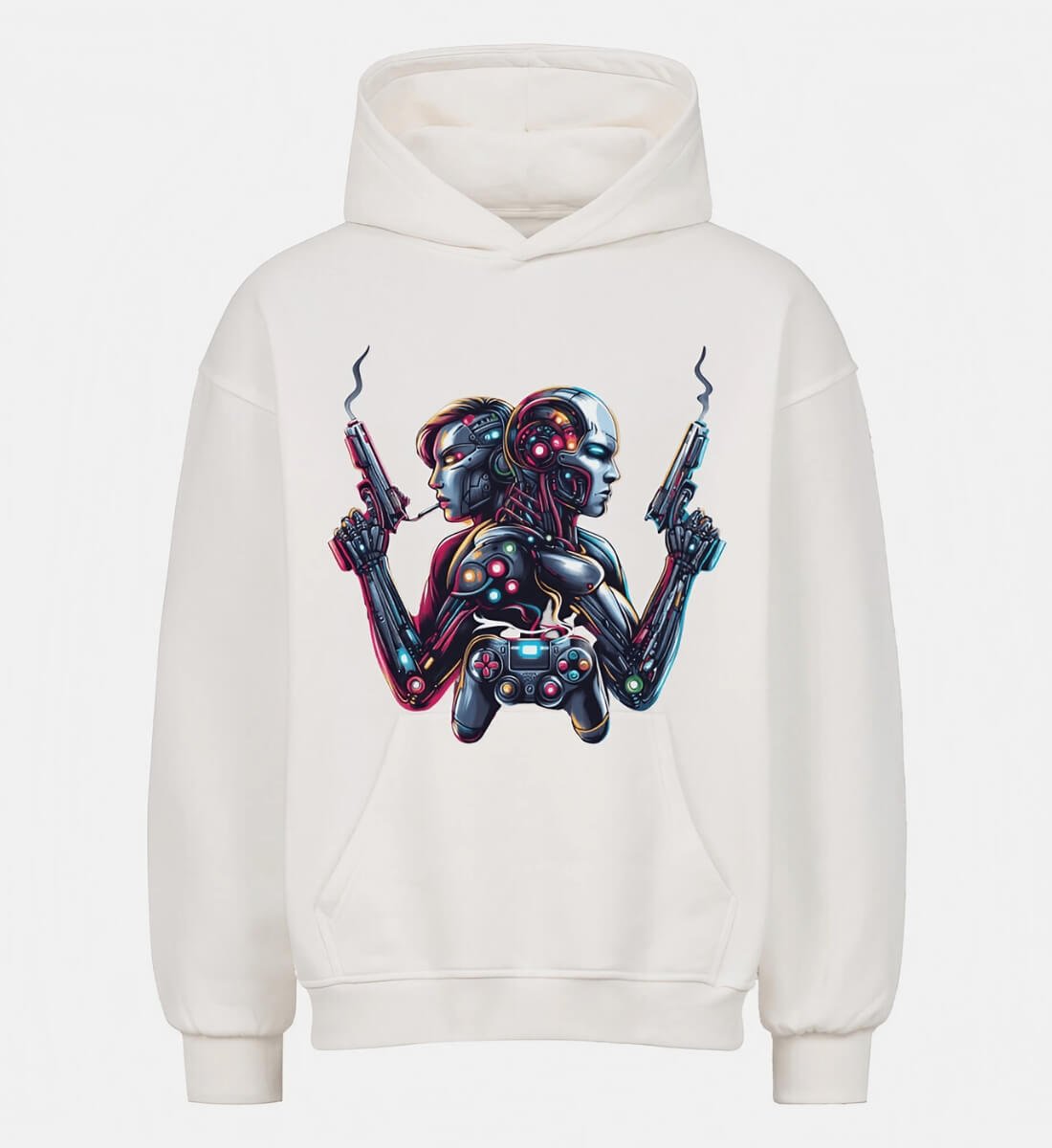 Cyborg Unity Oversized Hoodie | Unisex - GAMECHARM