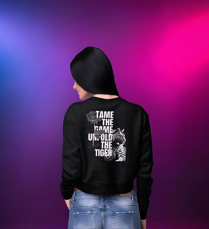 FAITH OVER FEAR - Crop Sweatshirt - GAMECHARM