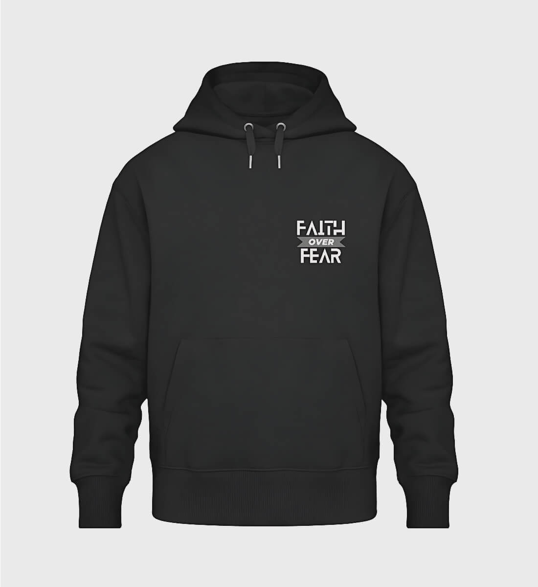 FAITH OVER FEAR - Oversized Hoodie - GAMECHARM