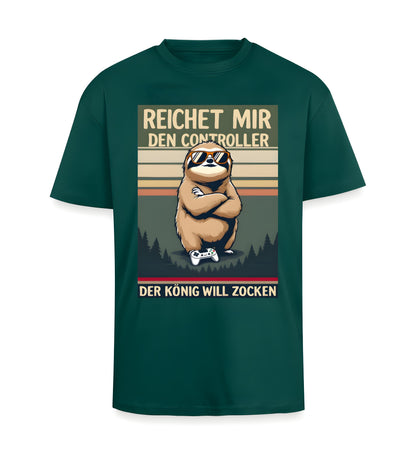 Dark Green Shirt for Men with Retro Gaming Design on the front 1
