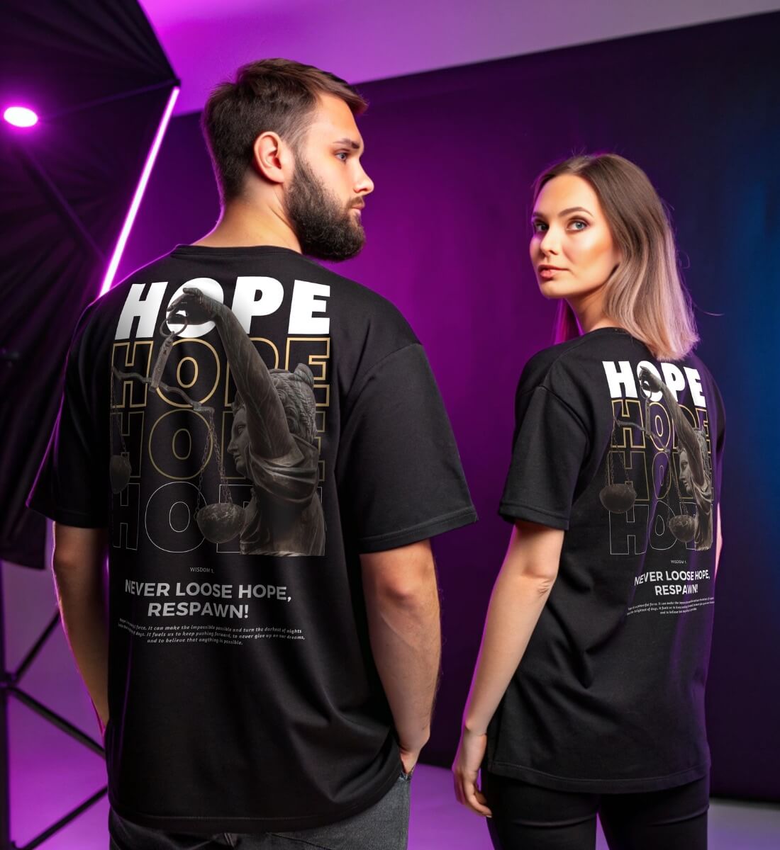 Hope - Unisex Oversized Shirt - GAMECHARM