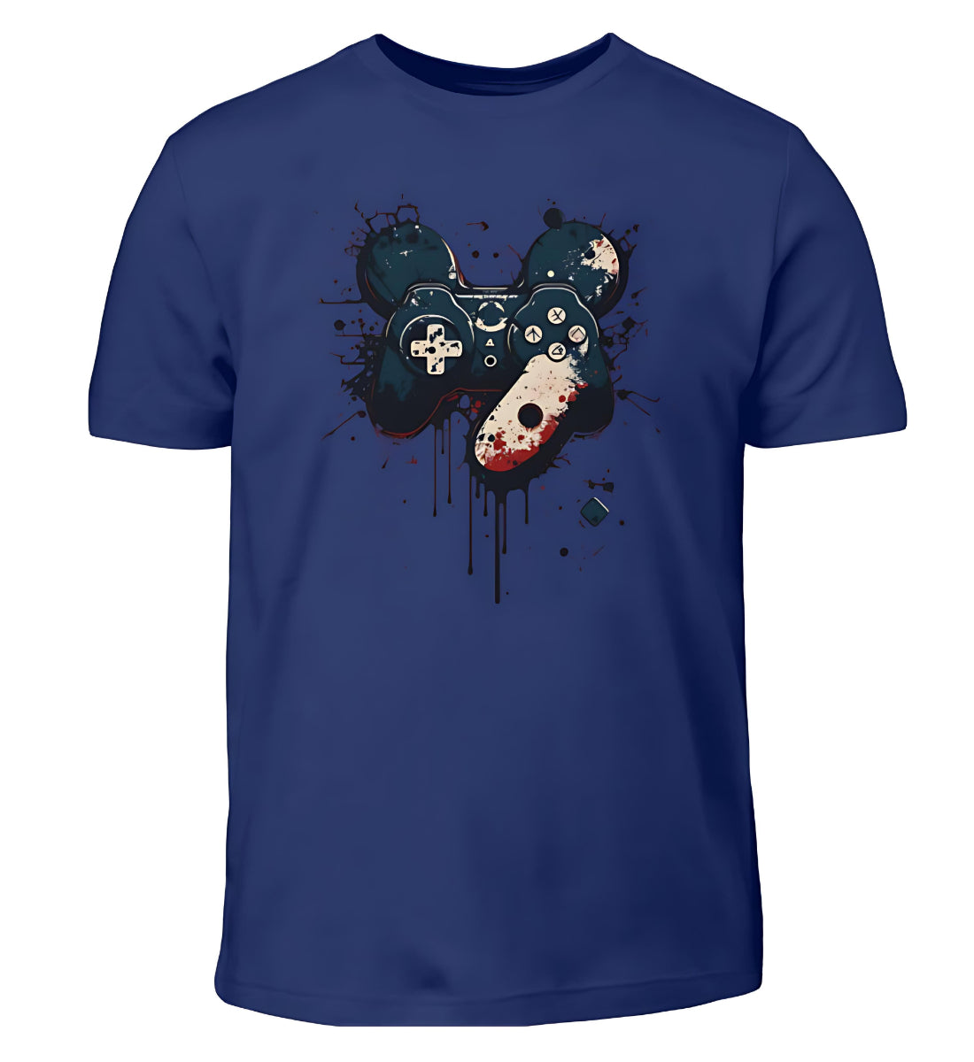 Kontrix - Kinder T-Shirt in navy blau - GAMECHARM