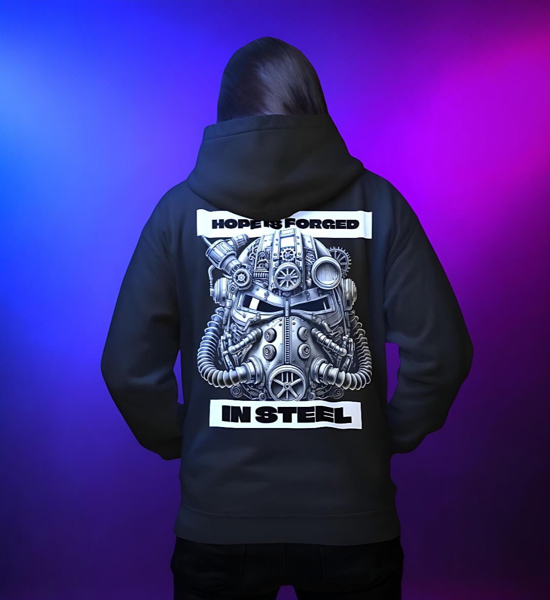 Oversized Hoodie – Hope is Forged in Steel Edition - GAMECHARM