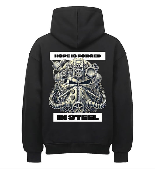 Oversized Hoodie – Hope is Forged in Steel Edition - GAMECHARM