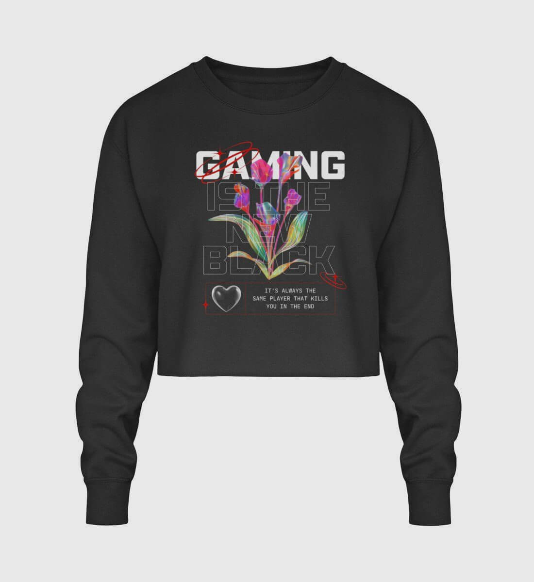 The New Black - Crop Sweatshirt - GAMECHARM