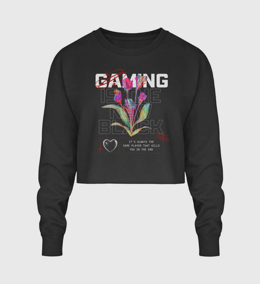 The New Black - Crop Sweatshirt - GAMECHARM