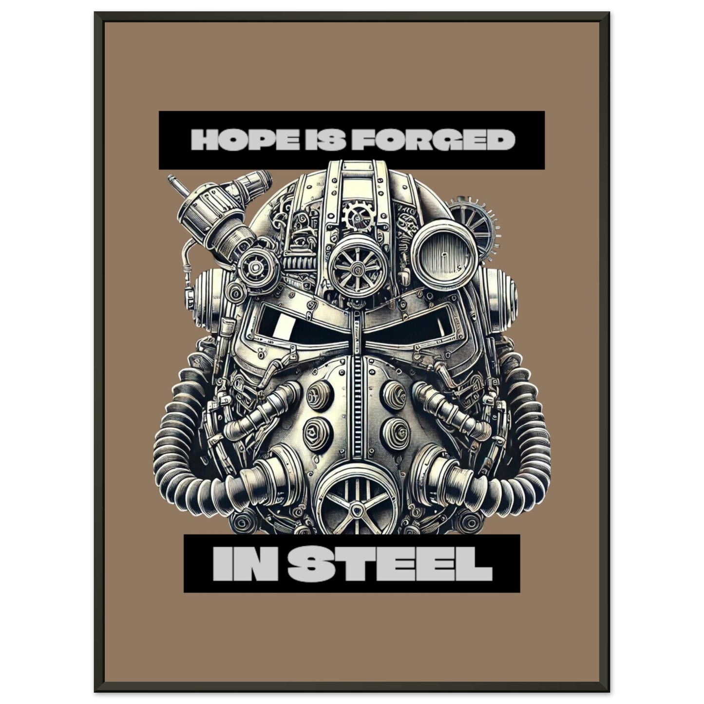 Wandbild – Hope is Forged in Steel Edition - GAMECHARM