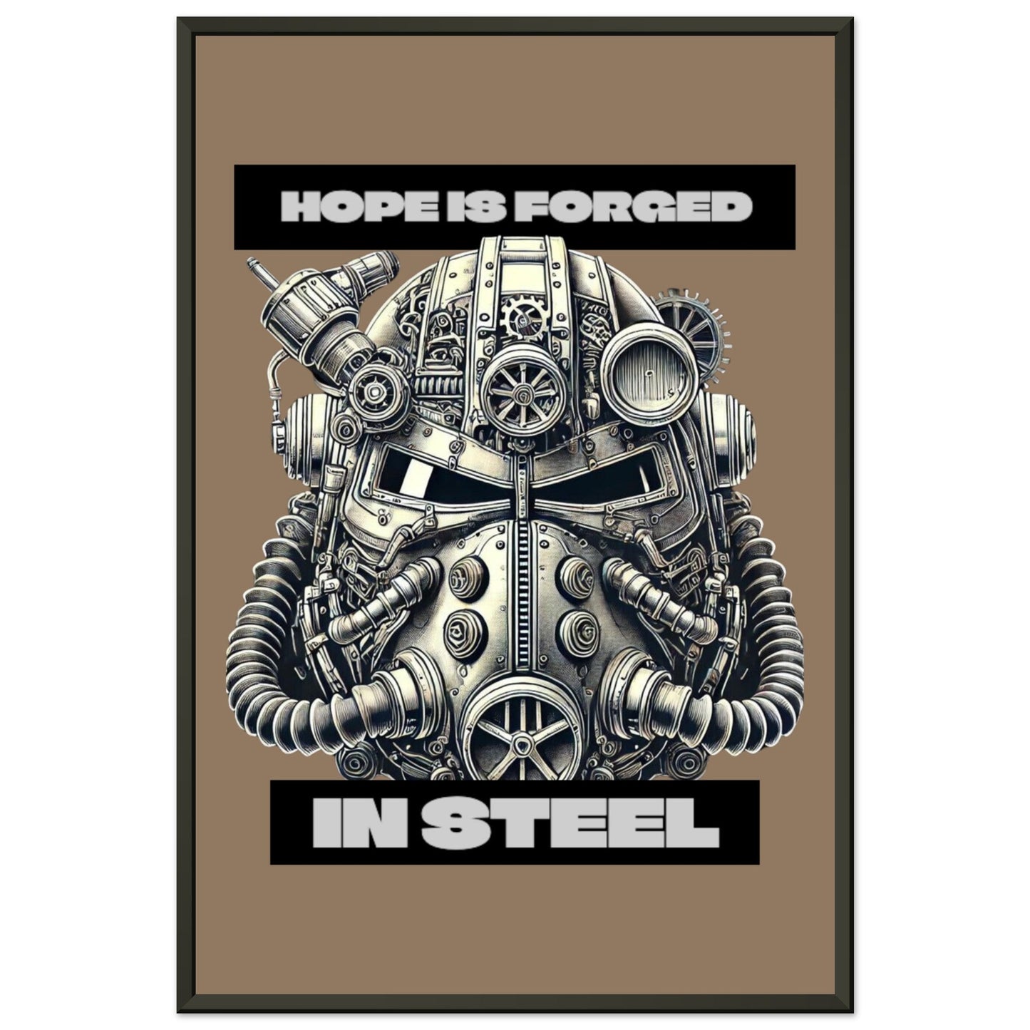 Wandbild – Hope is Forged in Steel Edition - GAMECHARM