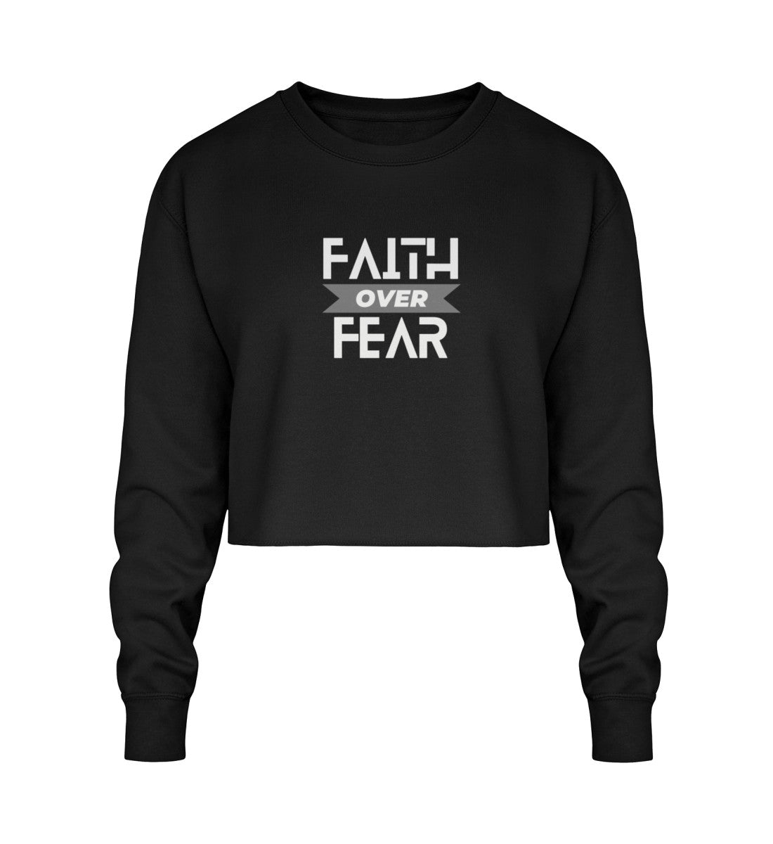 FAITH OVER FEAR - GAMECHARM Exklusiv WOMAN - Crop Sweatshirt - GAMECHARM