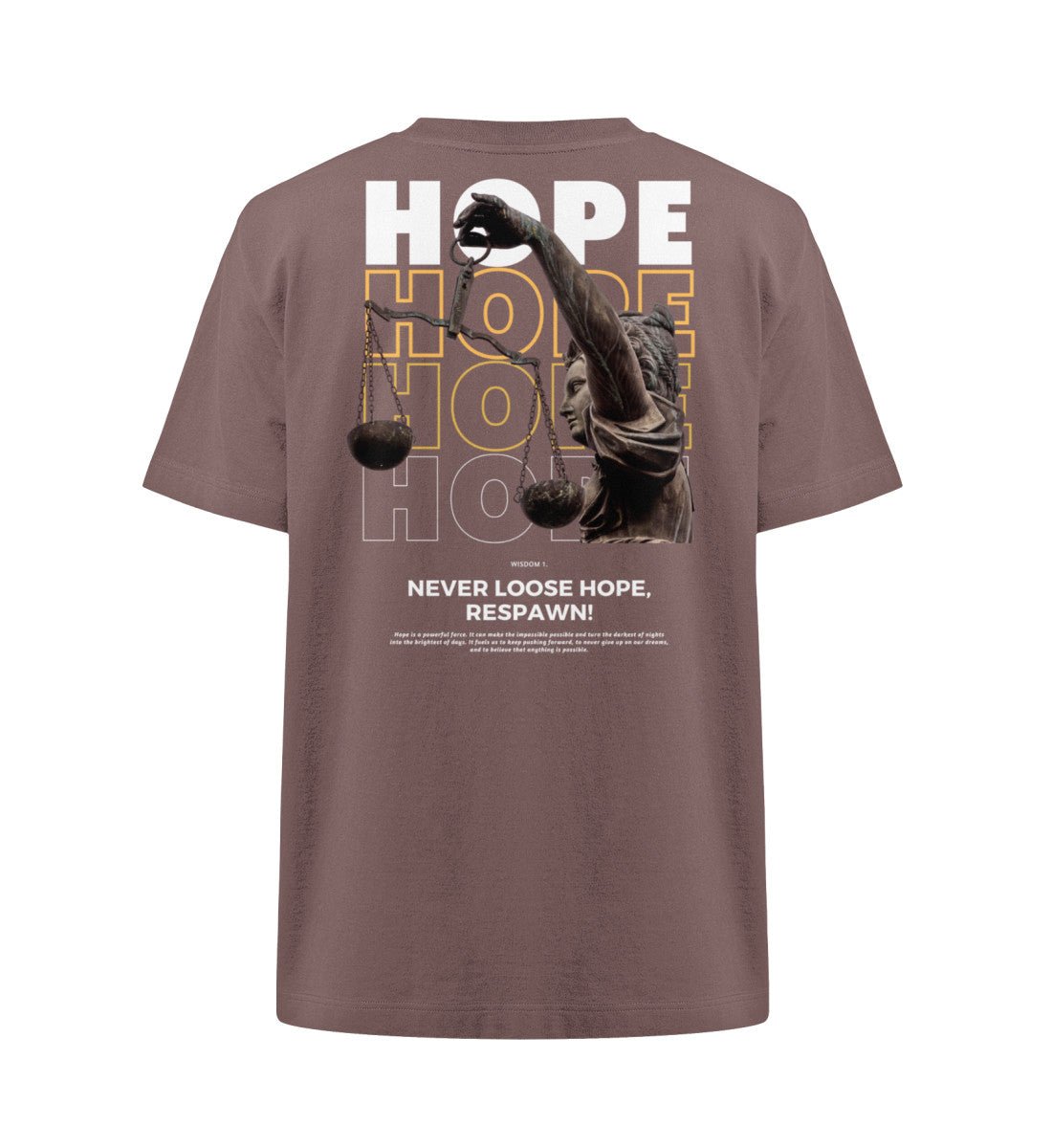 Hope - Heavy Oversized T-Shirt - GAMECHARM