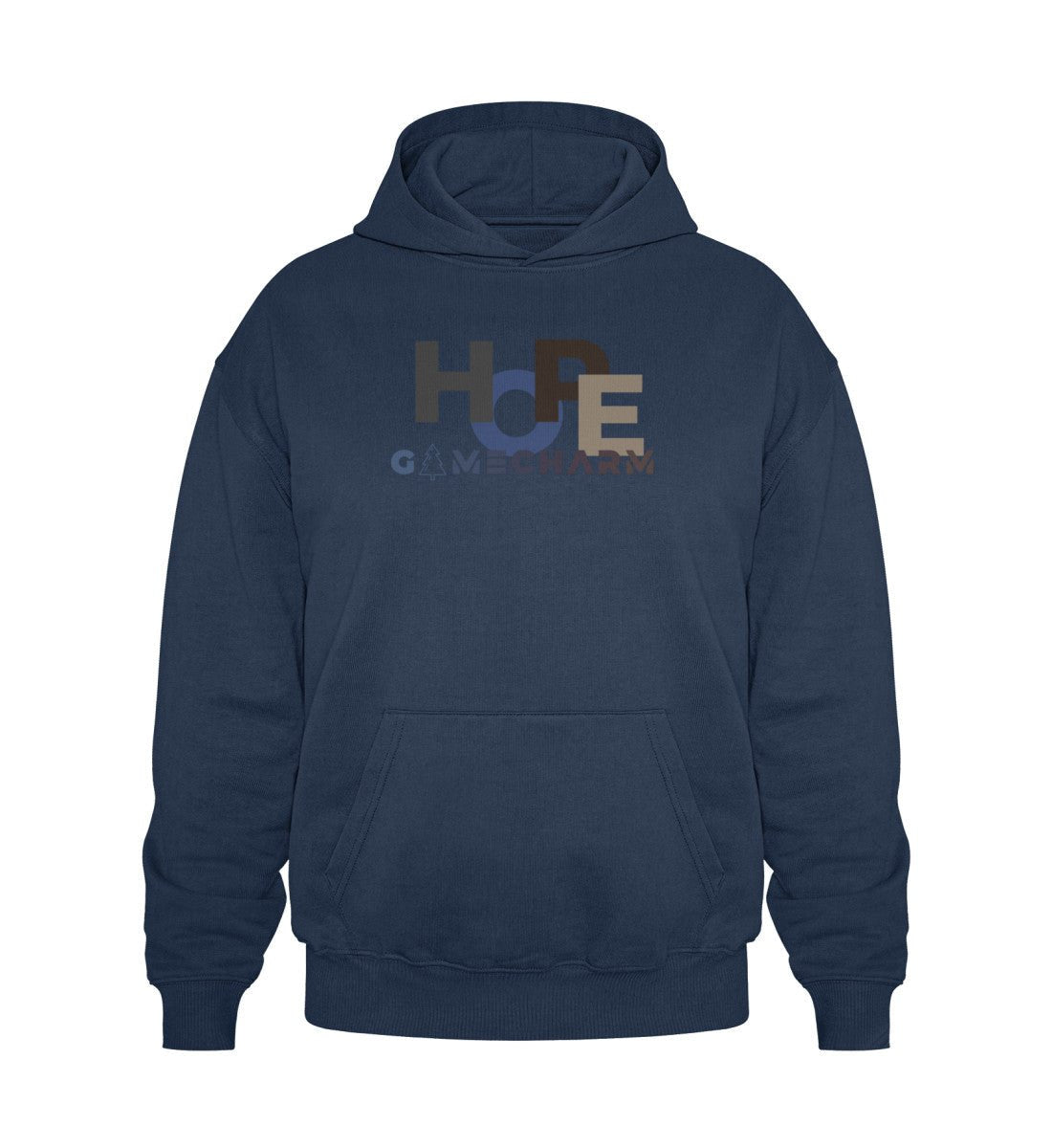 Hope - Oversize Hoodie in blue - Front view - GAMECHARM