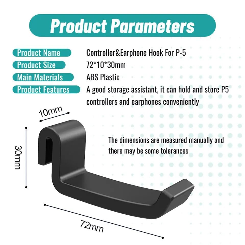 PS5 Controller- und Headset-Haken - GAMECHARM