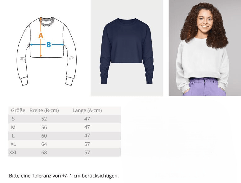 Teddy Kollektion - Crop Sweatshirt - GAMECHARM